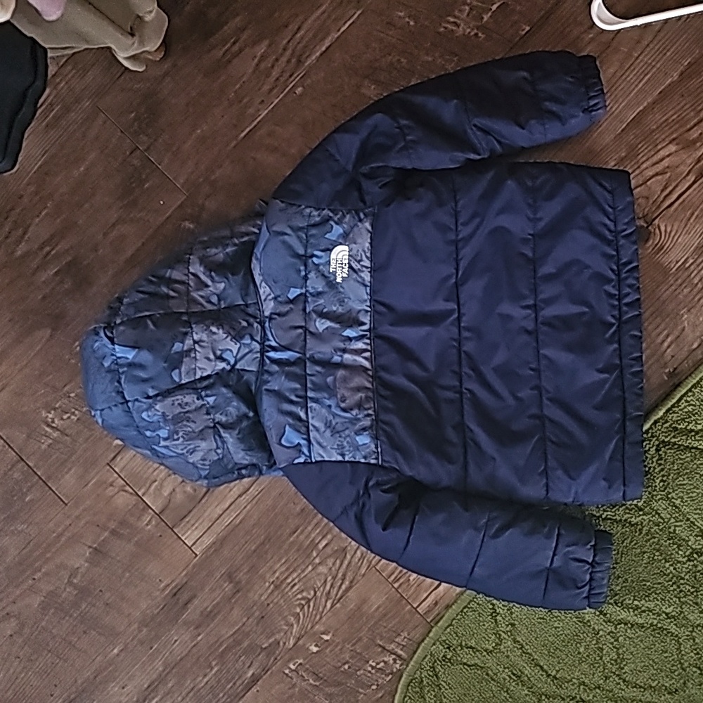 Kids Navy Blue Puffer Jacket